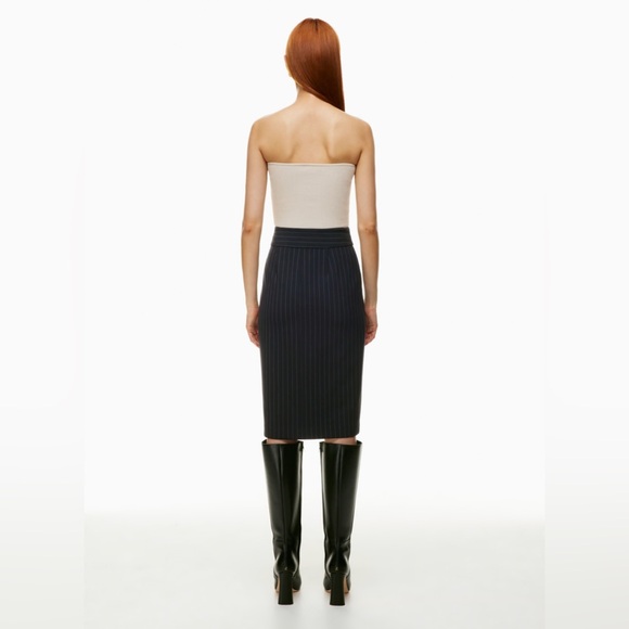 Babaton Sculpt Knit Cropped Tube Top - Picture 5 of 11